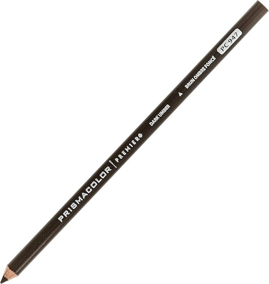 Prismacolor Premier Soft Core Colored Pencil, Dark Umber (3373),Multicolor