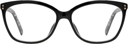 Kate Spade New York Womens Milena Blue Light Reading Glasses Cat-Eye Reading Glasses