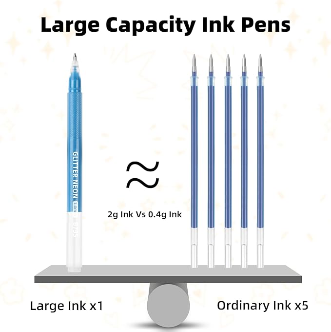 Gel Pens for Adult Coloring Book, 60 Colors Large Capacity Metallic Glitter Gel Ink Pens with Case, 1.0 mm Bullet Tip Smooth Writing, Artist Colored Gel Pen for Coloring Drawing Journaling