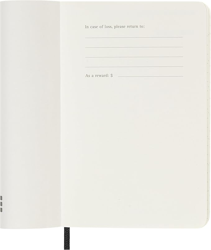 Moleskine Classic 12 Month 2026 Monthly Planner, Soft Cover, Pocket (3.5" x 5.5"), Black, 128 pages