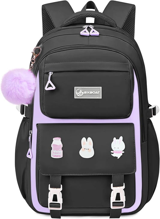Kids Backpacks for Girls - Cute Girls Backpack for Elementary, Middle and High School Students - 18" School Bookbag