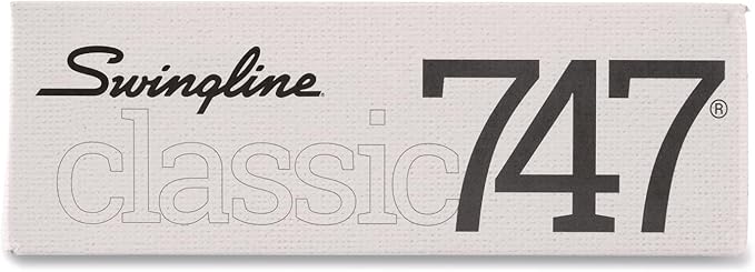Swingline 747 Classic Full Strip Stapler, 20-Sheet Capacity, Lipstick Red