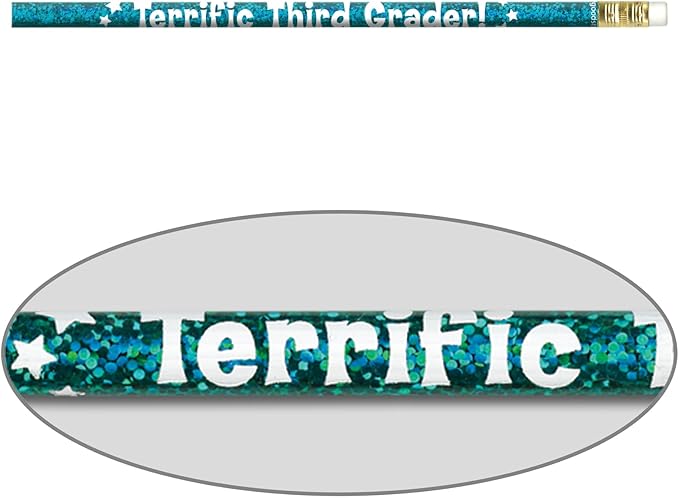 Really Good Stuff Grade-Specific Welcome Pencils - 12 Pencils for K, 1st, 2nd or 3rd Grade