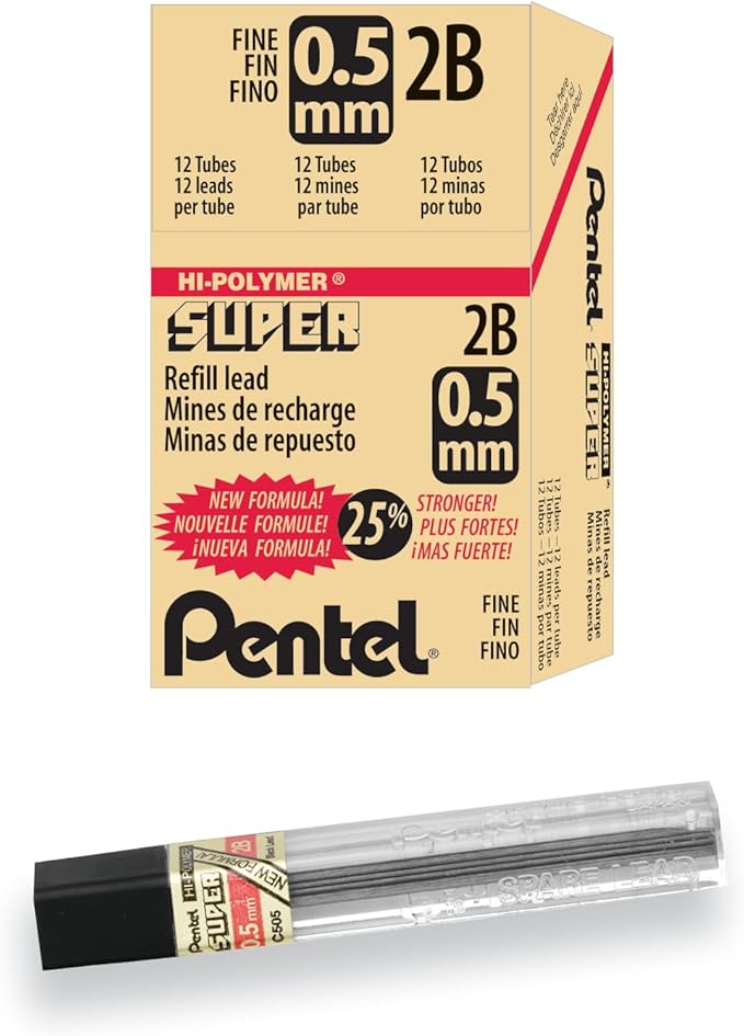 PENC5052B Lead,Refill.5MM,2B,12/TB