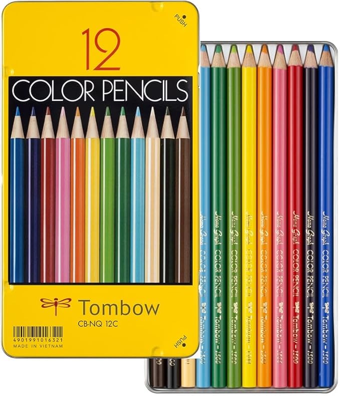 Tombow CB-NQ12C Colored Pencils NQ 12 Colors