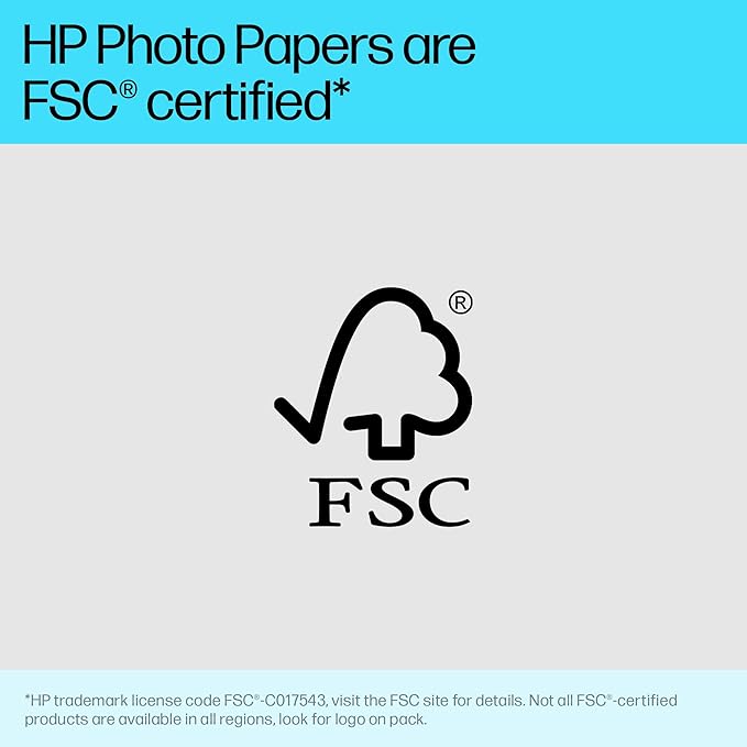 HP Premium Plus Photo Paper - Designed for HP Inkjet Printers, Glossy, 8.5x11 in, 50 sheets (CR664A) White (Pack of 5)