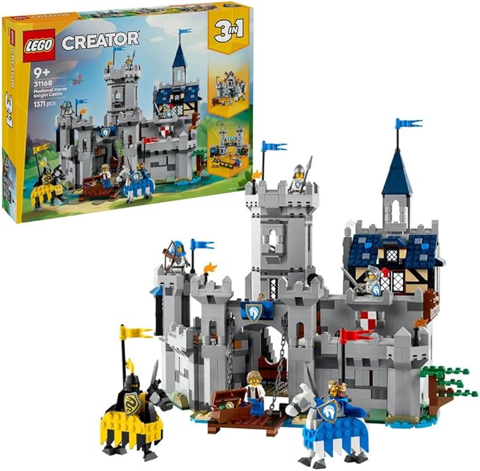 Lego Creator 31168 Medieval Knight Castle Toy Birthday Present Blocks Boys Girls Children 9 10 11 Years Old Elementary School Interior Stylish Figure Goods
