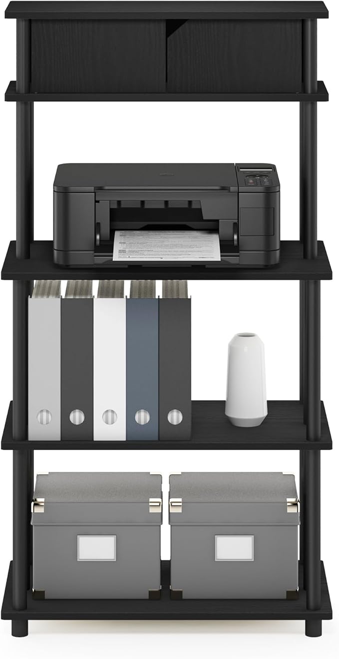 Furinno Turn-N-Tube 3-Tier Toolless Multipurpose Printer Stand Display Storage Shelf