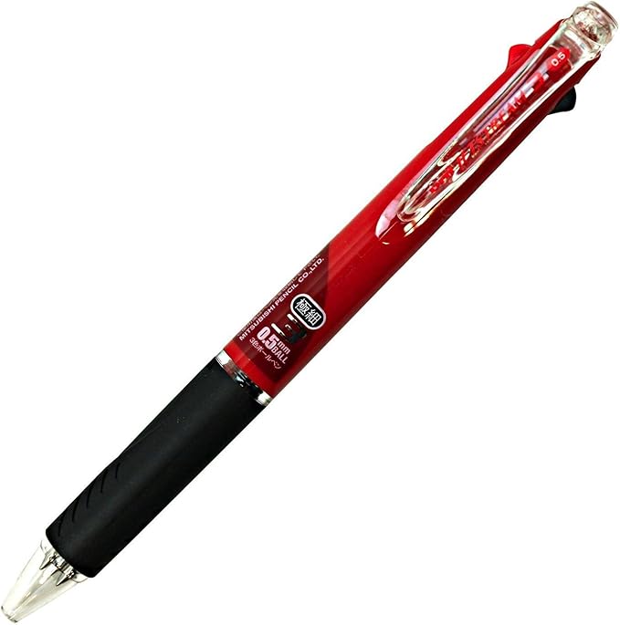Uni Ballpoint Pen Jetstream 3 Color Black, Red, Blue Ink 0.5mm, Red (SXE340005.15)