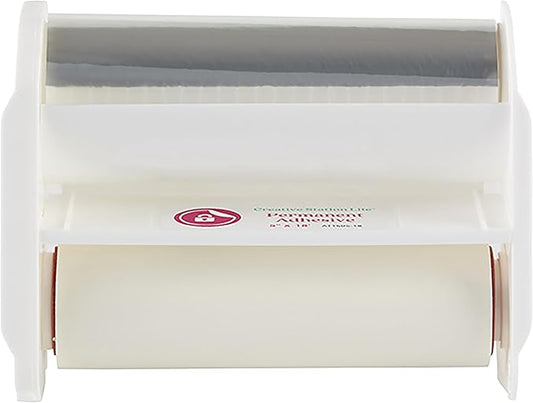 Xyron Permanent Adhesive Refill for the Creative Station & Creative Statio Lite, 5" x 18', Refill Cartridge for Label Maker, Laminator Machine, Home Office & Home School Craft Supplies (AT1605-18)