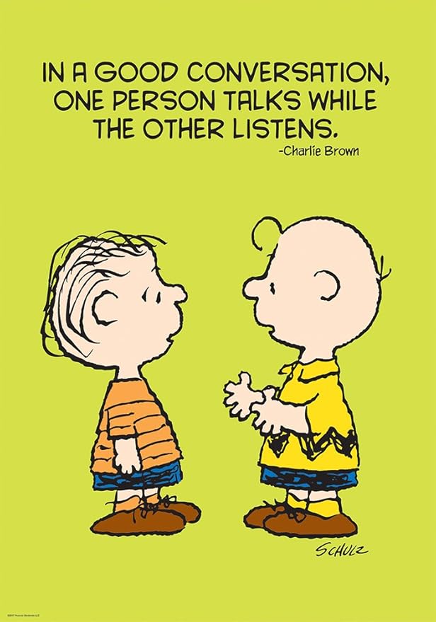 Eureka Classroom Posters, Measures: 13" x 19" - Peanuts Good Conversation