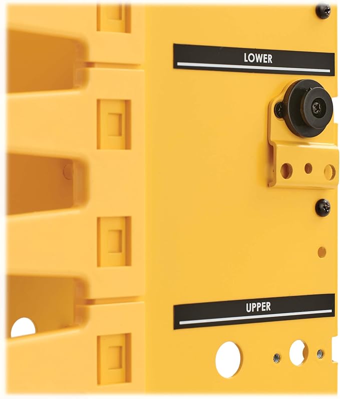Tripp Lite Vertical Cable Manager, High-Capacity Deep Double Finger Duct, Front-Facing Cover, Four 3.5ft Tall Sections, 6 in Wide x 11.4 in Depth, 2 Black + 2 Yellow, 5-Year Warranty (SRCABLEVRT6HD2F)