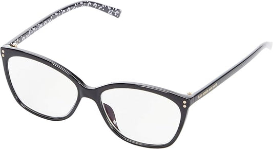 kate spade new york Milena Blue Light Reading Glasses Black/Demo Lens +2.00