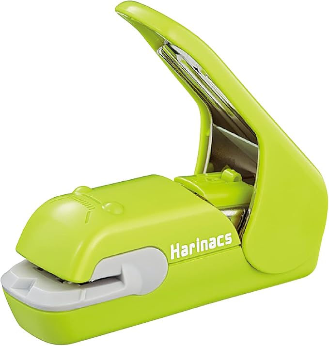 Kokuyo Stapleless Stapler, Harinacs Desktop & Handheld Staple-Free, Up to 5 Sheets No Staple Binding, Portable Compact Holeless Stapler, Green, Japan Import (SLN-MPH105G)