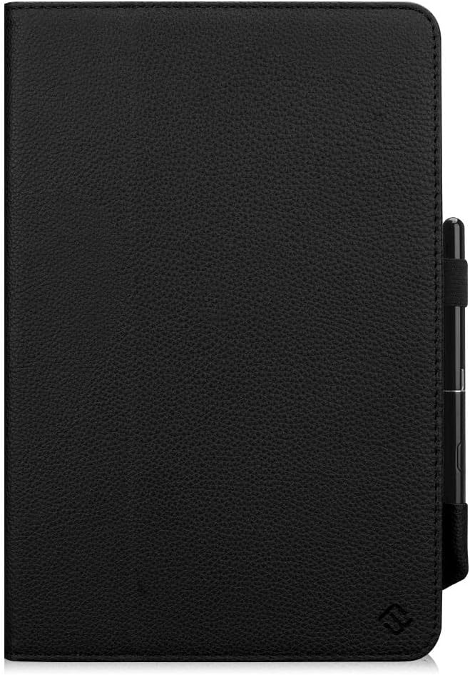 Fintie Folio Case for Samsung Galaxy Tab S4 10.5 2018 Model SM-T830/T835/T837, [Corner Protection] Premium Vegan Leather Stand Cover with S Pen Protective Holder Auto Sleep/Wake, Black
