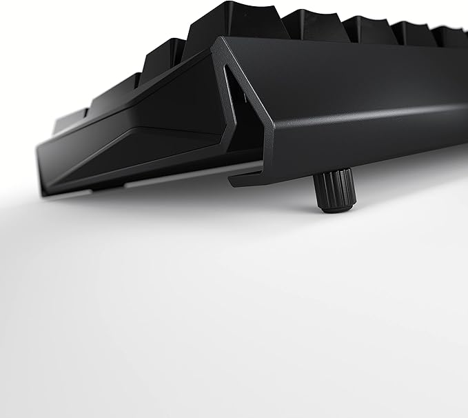 Cherry AC 3.3, Aluminium Ergonomic Palm Rest and Detachable Feet, Original Accessories for Cherry MX Board 3.0 S Gaming Keyboard, Quickly Attached, Black