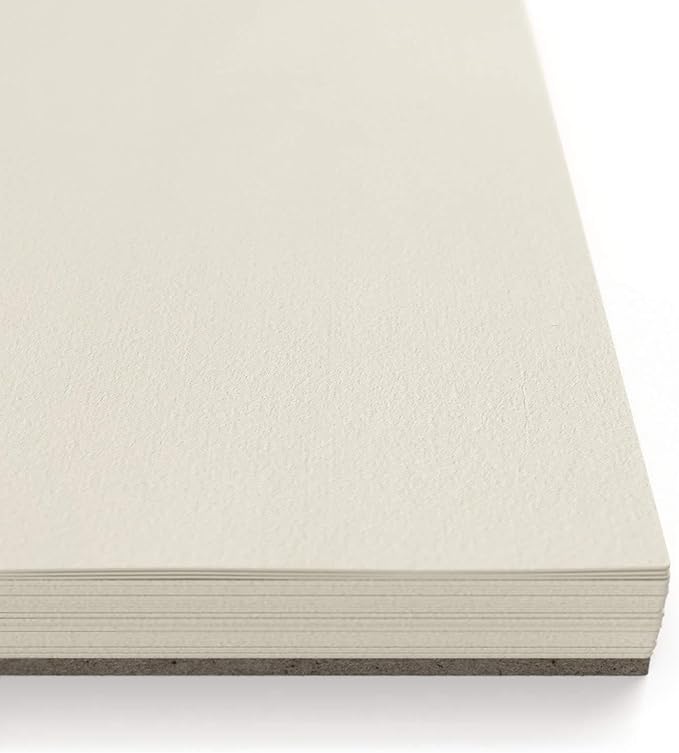 ARTEZA Mixed Media Sketchbook, 11x14 Inches – 12-Pack, 60 Spiral-Bound Sheets, 110 lb Acid-Free Paper for Wet & Dry Media: Acrylic, Ink & Pencil