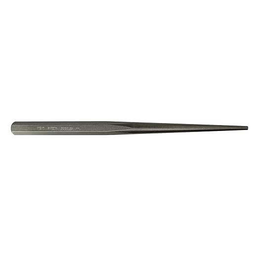 Mayhew Tools 72004 Line-Up Punch, 7/32" x 12", Blast Finish