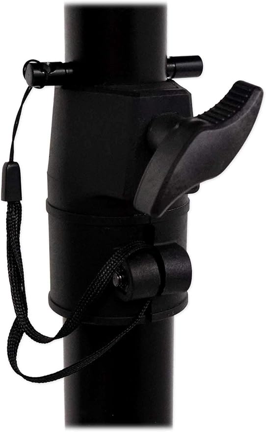 Rockville RVSM1 Pair of Near-Field Studio Monitor Stands, Adjustable Height 33-45in, Heavy-Duty Steel, EVA Foam Padding, Vibration Reduction, for Home Studio Musicians and Audio Engineers