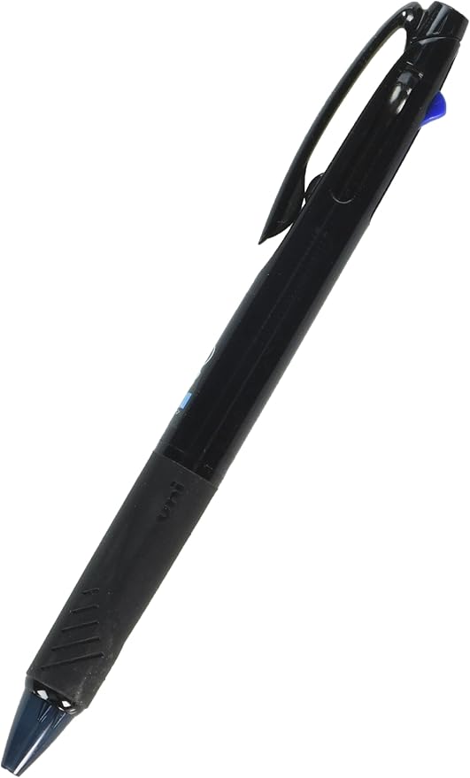 Uni Ballpoint Pen Jetstream 3 Color Black, Red, Blue Ink 0.5mm, Transparent Black (SXE340005T.24)