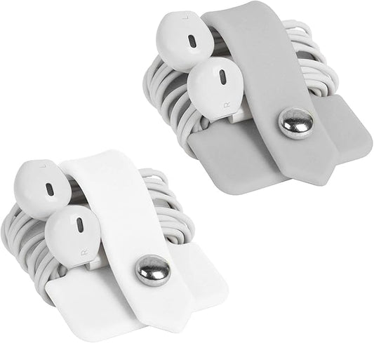 Cord Organizer Earbuds Holder Earphone Wrap Earphones Organizer Headset Headphone Earphone Wrap Winder Cord Manager Cable Winder Set of 2