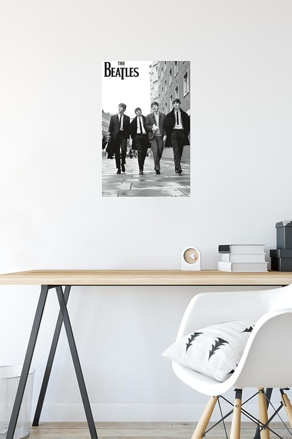 Trends International The Beatles - In London Wall Poster, 22.4L x 14.7W, Premium Poster & Mount Bundle
