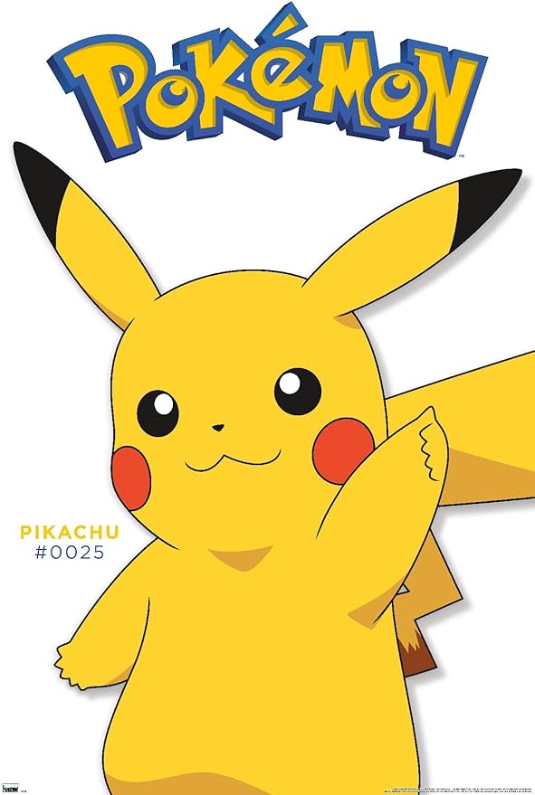 Pokémon - Pikachu Feature Series Wall Poster, 34L" x 22.4W", Unframed Version