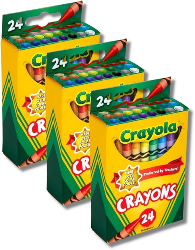 Classic Color Pack Crayons (24/Box) [Set of 3]