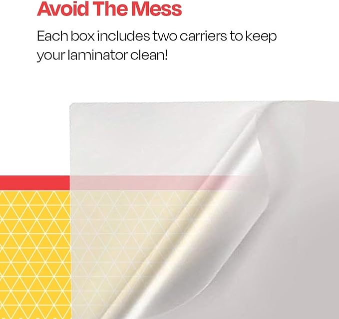 School Smart Laminating Pouches, 2-1/2 x 3 1/2 Inches, 7 mil Thick, Pack of 100