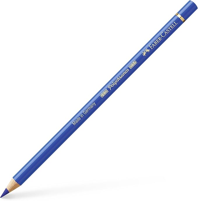 Faber Castel Polychromos Colored Pencils, 120, Ultramarine, 6 Count