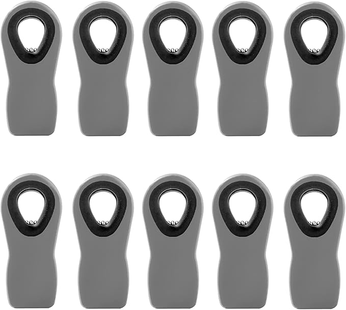 Chip Clips Bread Clips Bag Clips Magnetic Clips Chip Clip Chip Clips Bag Clips Food Clips Clips for Food Packages Chip Bag Clip (10pcs Grey)