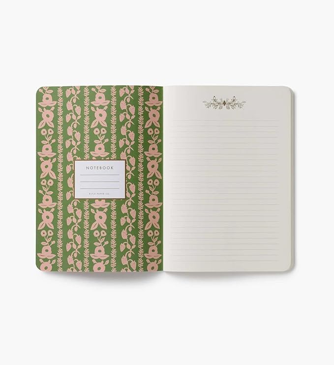 RIFLE PAPER CO. Assorted Set of 3 Jane Austen Notebooks