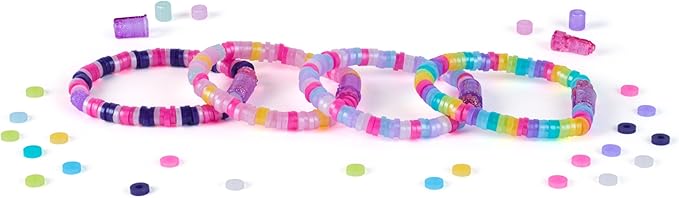 Cool Maker, Stack’d Heishi Expansion Pack Bead Kit, Bracelet Making Kit with Over 1300 Beads for Bracelets, Makes 15, Arts and Crafts Kids Toys for Girls Ages 7 and up