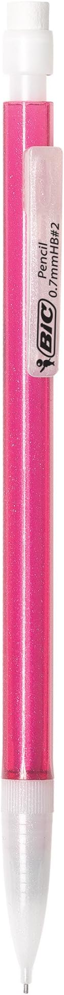 BIC Xtra-Sparkle Mechanical Pencil, Medium Point (0.7mm), Fun Design With Colorful Barrel, 48-Count