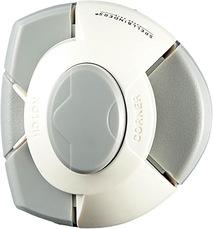 Spellbinders T-059 1-2 Punch: Corner Rounder & Notch