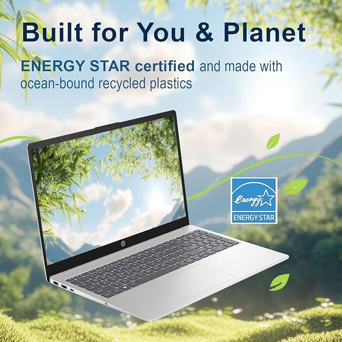 HP 15.6" FHD 1080p IPS Display Laptop | Intel i7-1255U 10-Core Processor | 16GB DDR4 RAM | 512GB PCIe SSD | Win 11 | WiFi 6 | 720P Camera with Privacy Camera Shutter | Thin Notebook for Work & Study