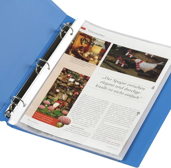 Sheet Protectors 8.5 x 11 inch Clear Page Protectors for 3 Ring Binder,100 Pack Plastic Sleeves for Binders，Top Loading Plastic Sleeve for Binders, Letter Size, documents and Photos, Office Supplies