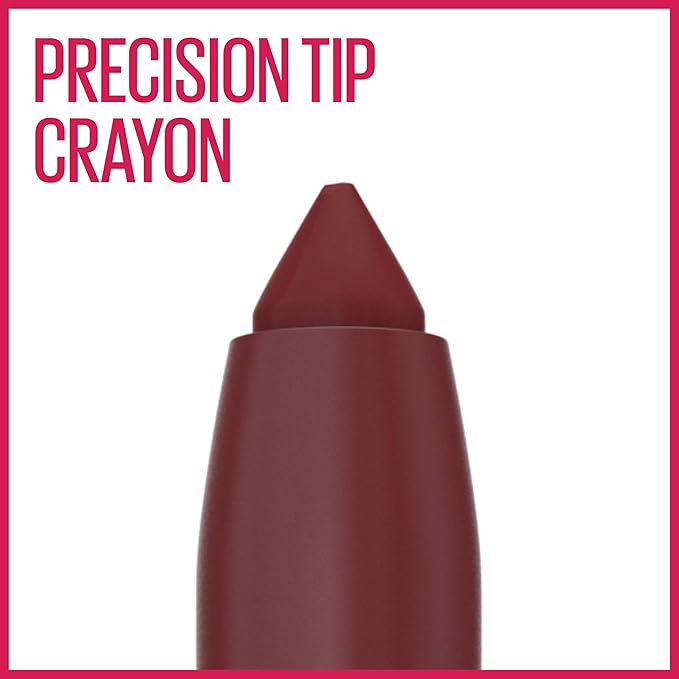 Maybelline New York Maybelline Super Stay Ink Crayon Matte Longwear Lipstick Makeup, Drive The Future, 0.04 Ounce ., 165 Drive The Future, 0.04 ounces (Pack of 2)