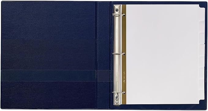 Avery 8-Tab Binder Dividers, Write & Erase White Big Tabs, 48 Sets (23078)