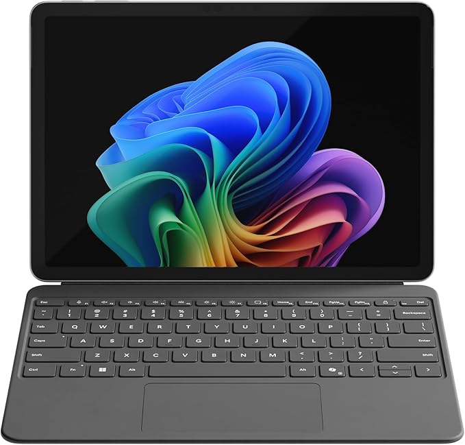Microsoft Surface Pro Keyboard and Slim Pen 2 Bundle for Surface Pro 12" Device, Alcantara Material, Slate