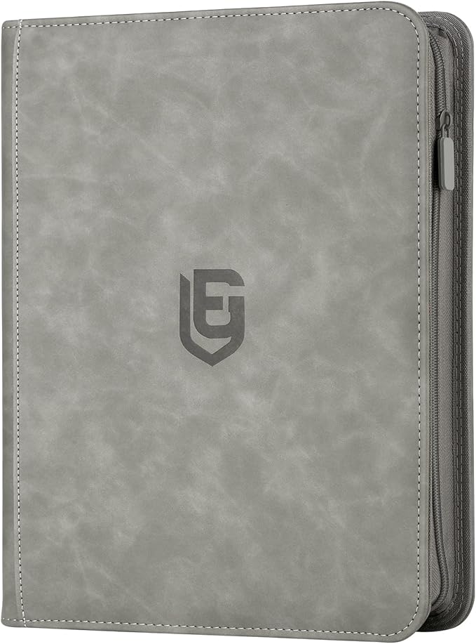 1024 Pocket Card Binder,16 Pocket Trading Card Binder，Side Loading Collectible Card Albums for MTG, for TCG Football, Sports, Game Cards Grey