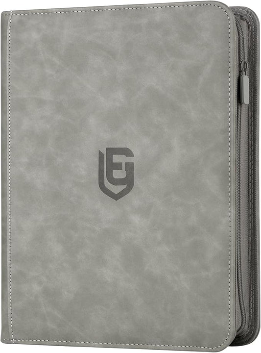 1024 Pocket Card Binder,16 Pocket Trading Card Binder，Side Loading Collectible Card Albums for MTG, for TCG Football, Sports, Game Cards Grey
