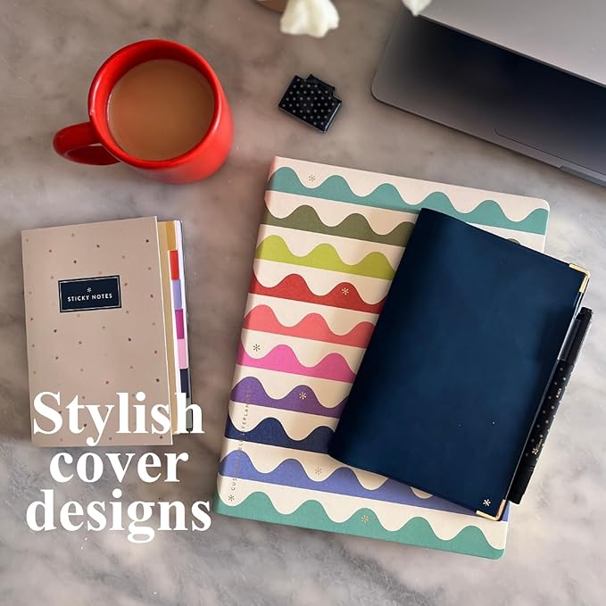 Erin Condren Undated Softbound Life Planner, 8” x 10” 12-Month Weekly & Monthly Planner Journal, Horizontal Layout, Soft Cover, Layflat Binding, Colorwave Cover Design, Neutral Interior Design