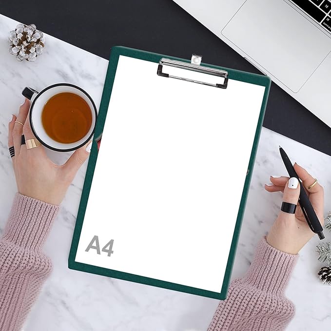Fashion Clipboard, A4 Letter Size Wooden Decorative Clipboards for Teacher, Nurse, Doctor,Student and Kids, Cute Design for Standard Size 12.2" x 8.9"(C-Cute Elepant)