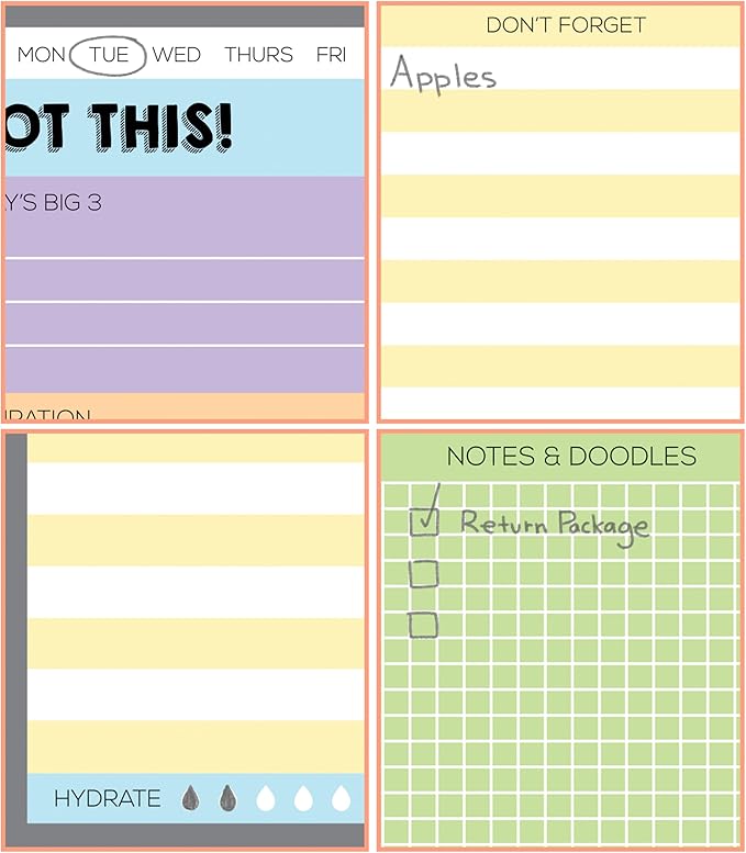 Carson Dellosa I've Got This Notepad, 50 Sheet Note Pad for To Do List, Notes, Sketch Pad, and Checklist, Classroom Organization Stationary, Desk Accessories and Office Supplies