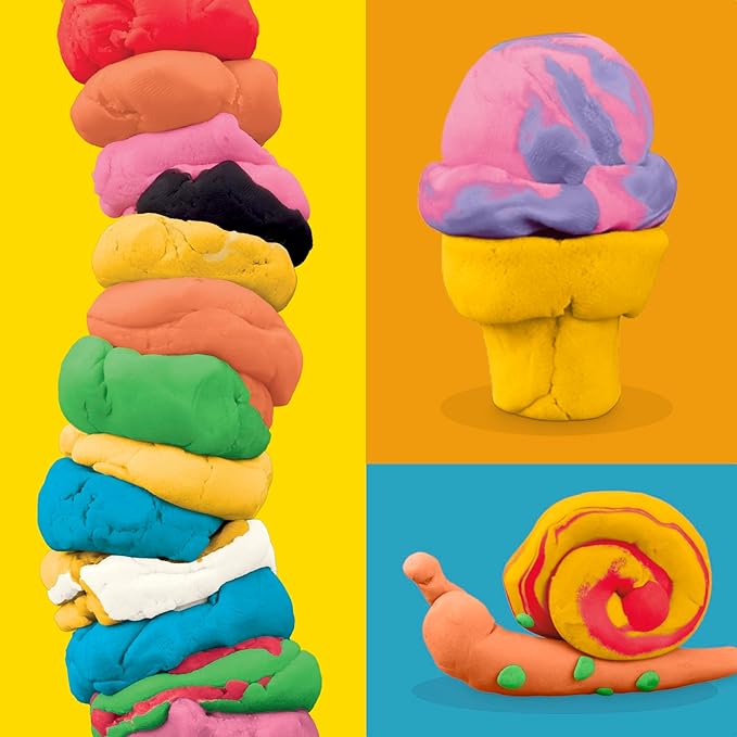 Play-Doh Bulk Pack of 48 Cans, 6 Sets of 8 Modeling Compound Colors, 3oz, Back to School Gifts & Prizes for Students & Classroom, Preschool Toys for Kids, Ages 2+ (Amazon Exclusive)
