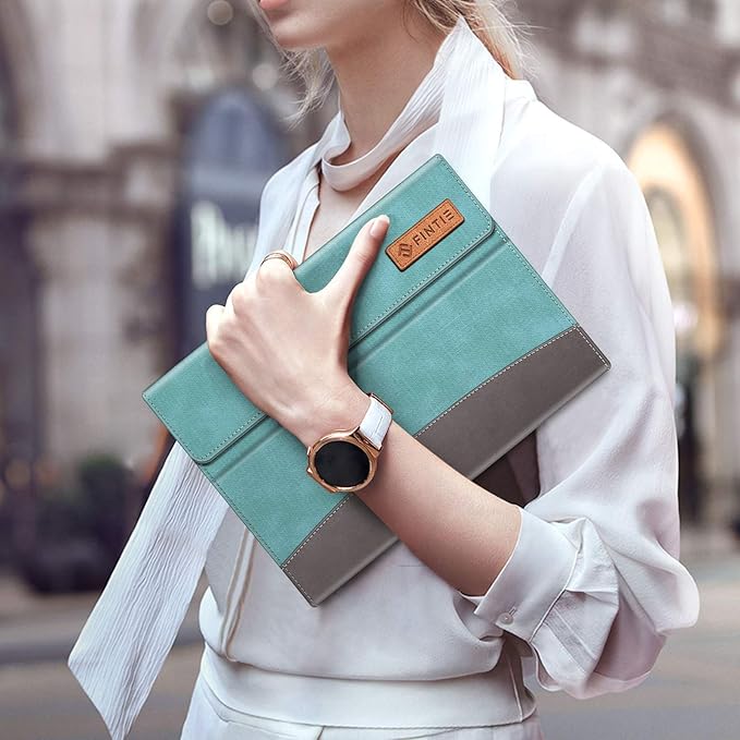 Fintie Case for Samsung Galaxy Tab S8/Tab S7 11 Inch (Model SM-X700/X706/T870/T875/T878) with Built-in S Pen Holder, Multiple Angle Portfolio Business Cover with Pocket Auto Sleep/Wake, Turquoise