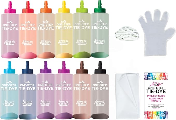Tulip One Step Tie Dye Kit: Super Big 12 Colors