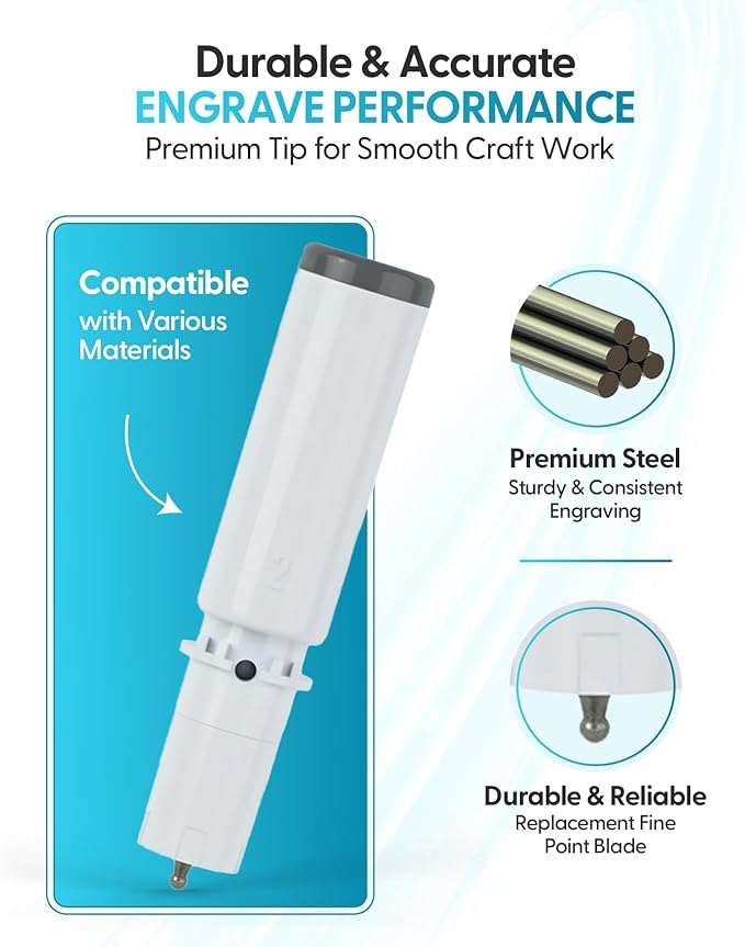Silhouette Power Engraver Electric Engraving Pen for Curio 2