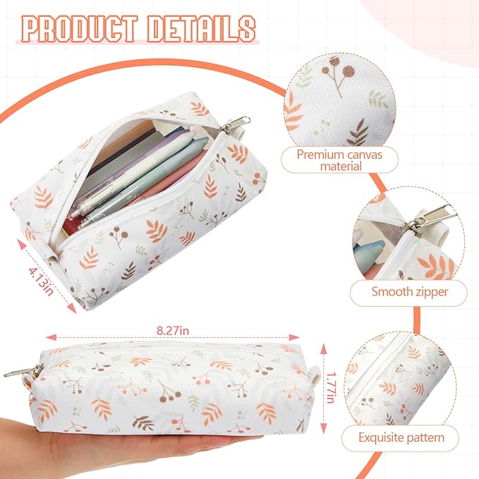 Jutom 39 Pcs Aesthetic Book Annotation Kit Highlighter with Pencil Case Bag Gel Pen Transparent Sticky Note Taking Bible Study College School Supplies(Beige,Floral Style)